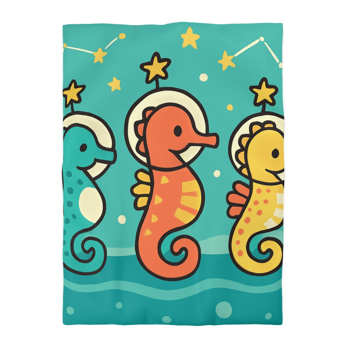 Starship Seahorse Parade trendy bedroom duvets