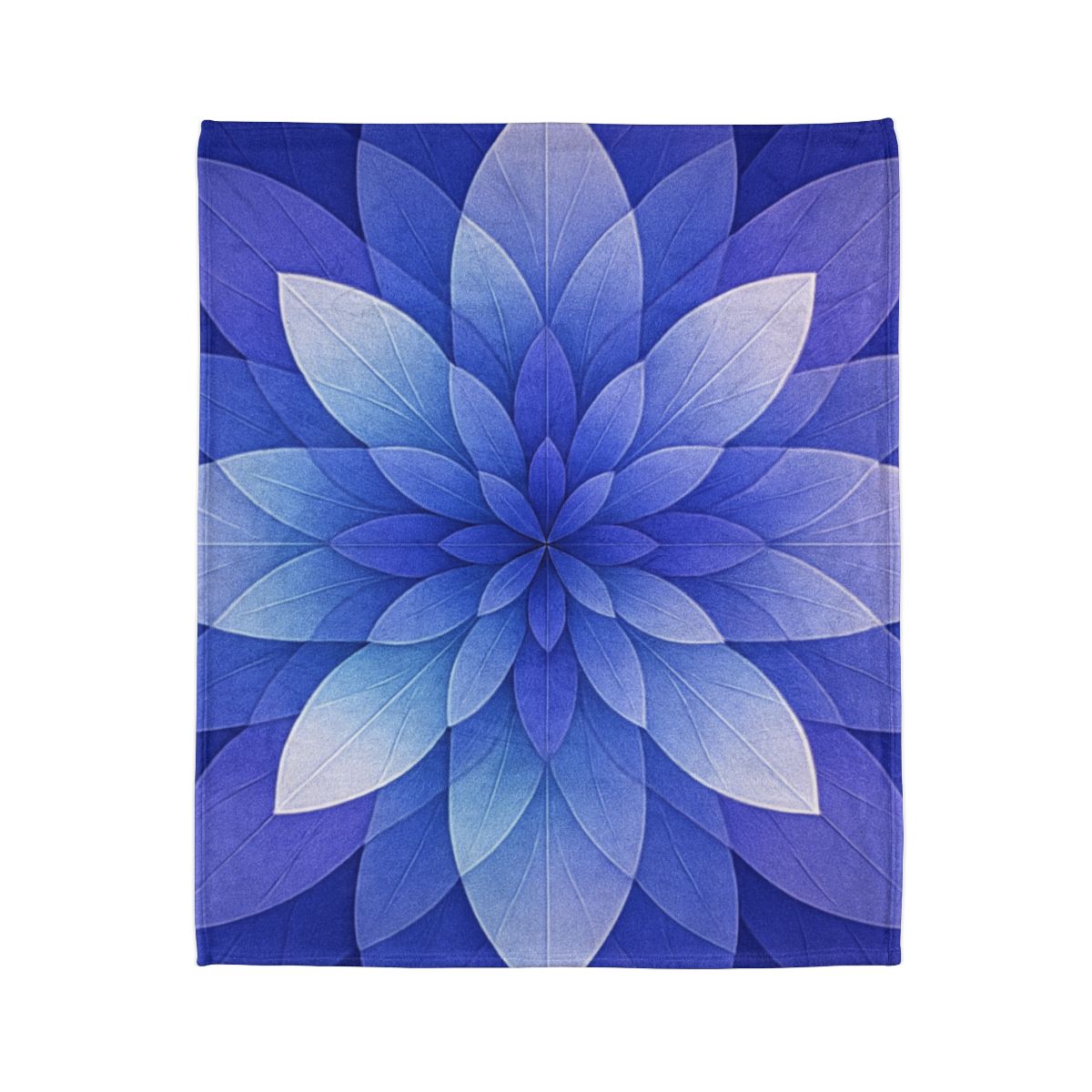 Petal Prism Overlap designer printed blankets