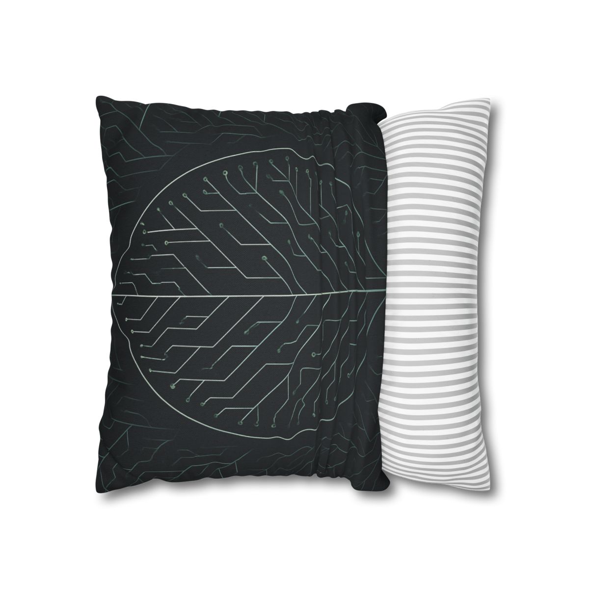 Leaf Vein Circuitry custom pillow cases