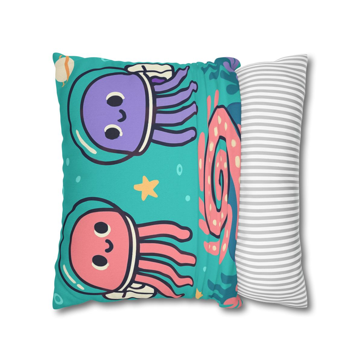 Jellyfish Astronauts In The Coral Nebula comfortable bedding pillow covers