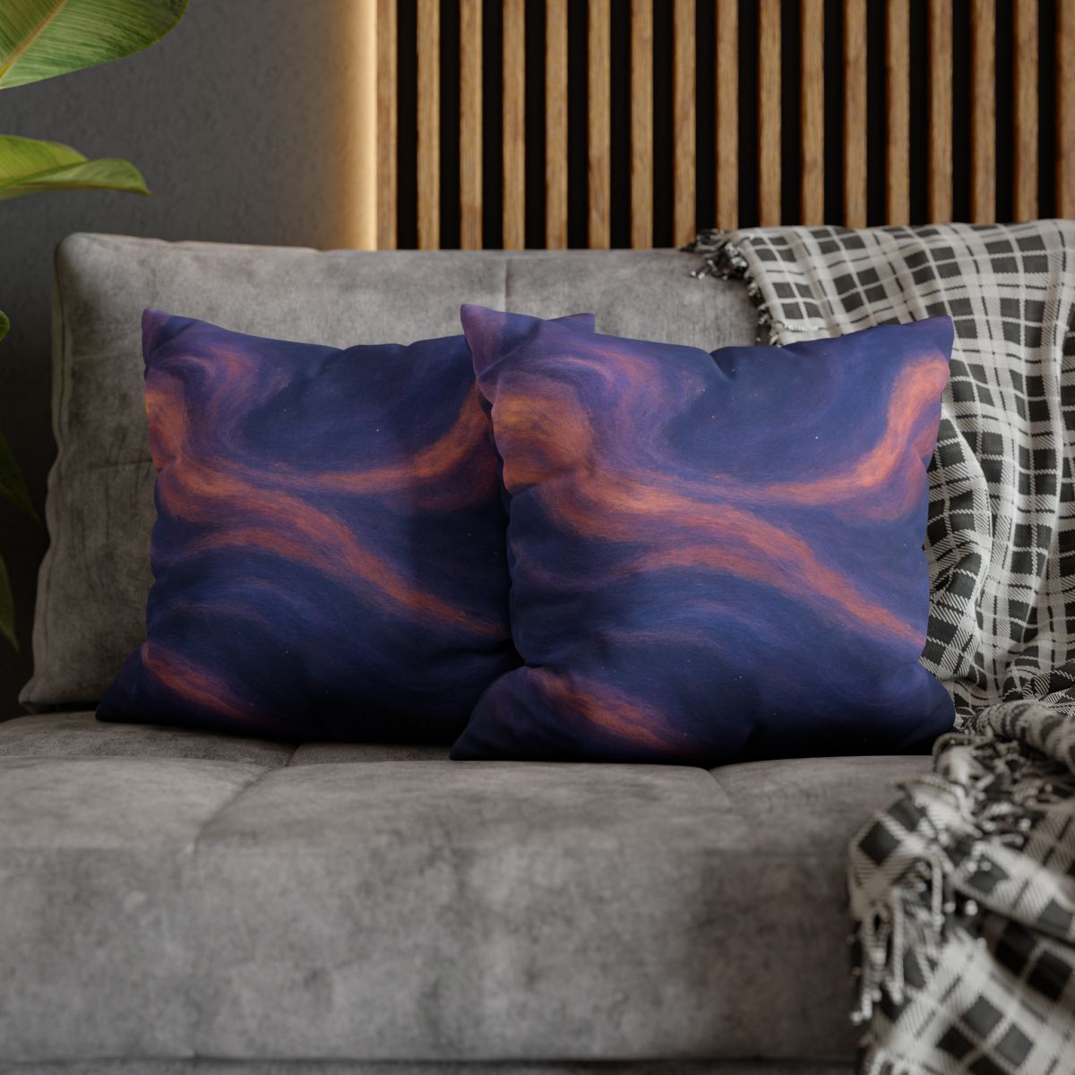 Chromatic Nebula Tapestry comfortable bedding pillow covers