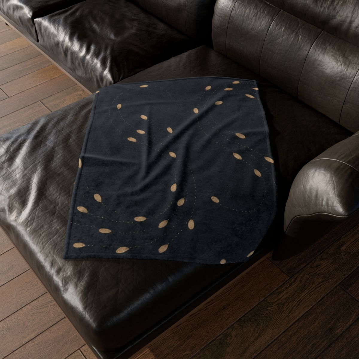 Seed Cluster Constellation soft fleece blankets