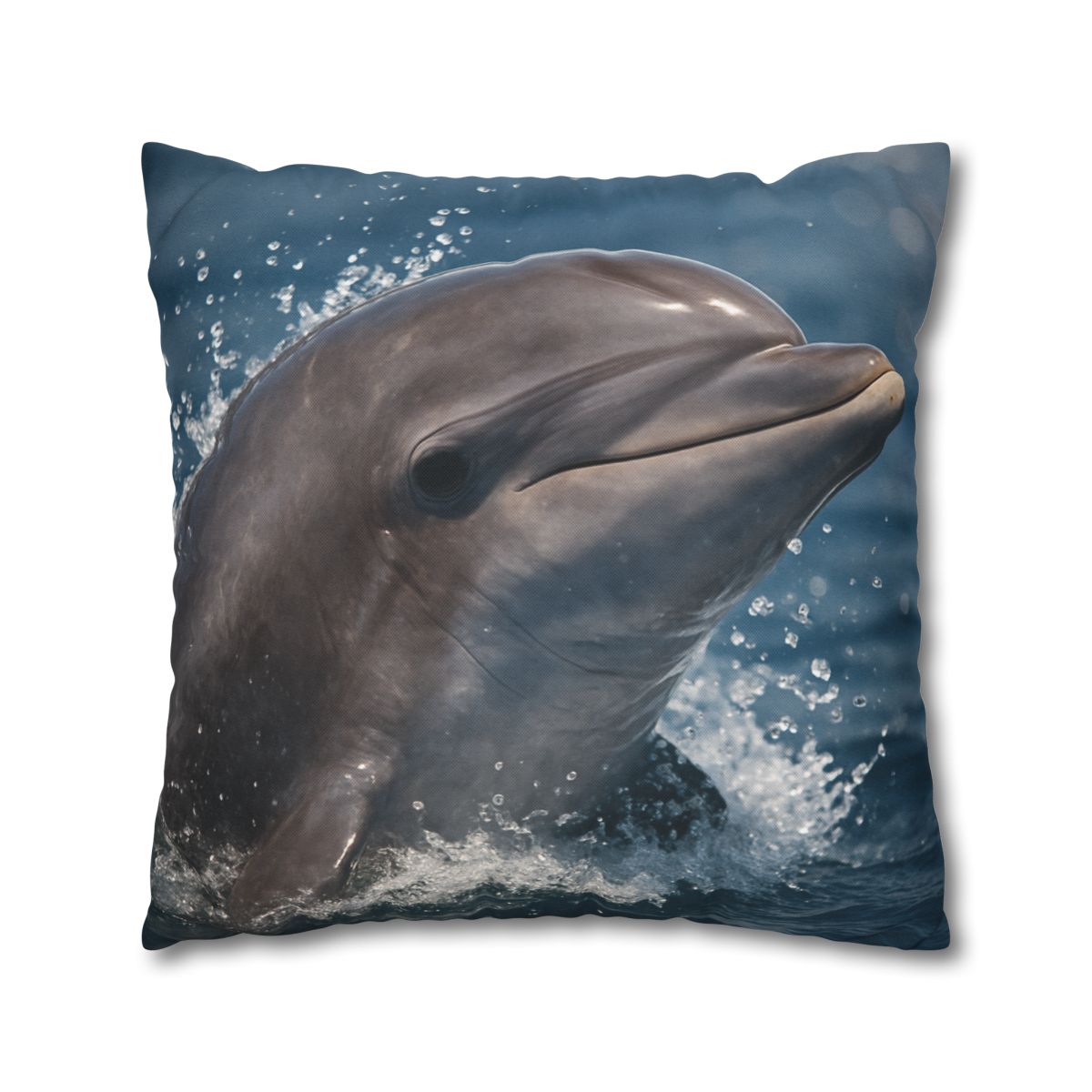 Mirrorflash Common Bottlenose Dolphin designer print pillow cases