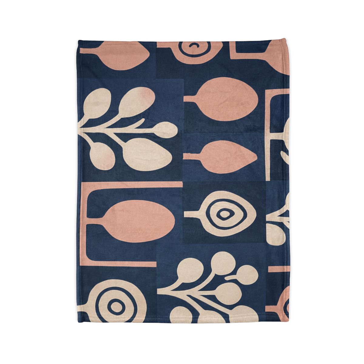 Bud Cluster Mosaic designer printed blankets