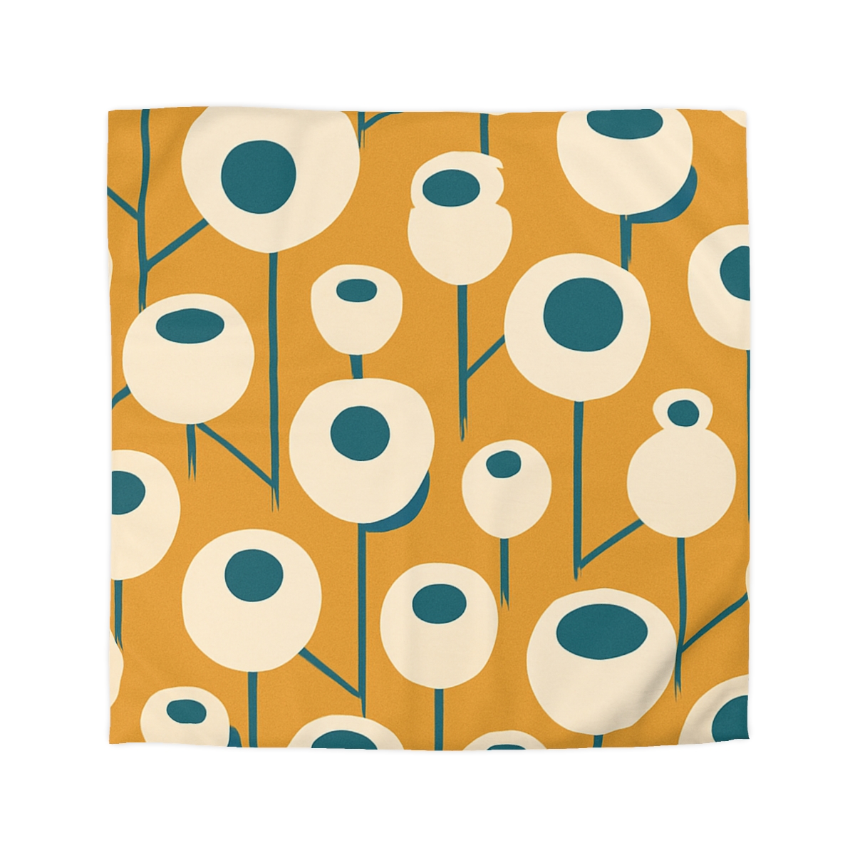 Seed Pod Cluster Grid custom duvets