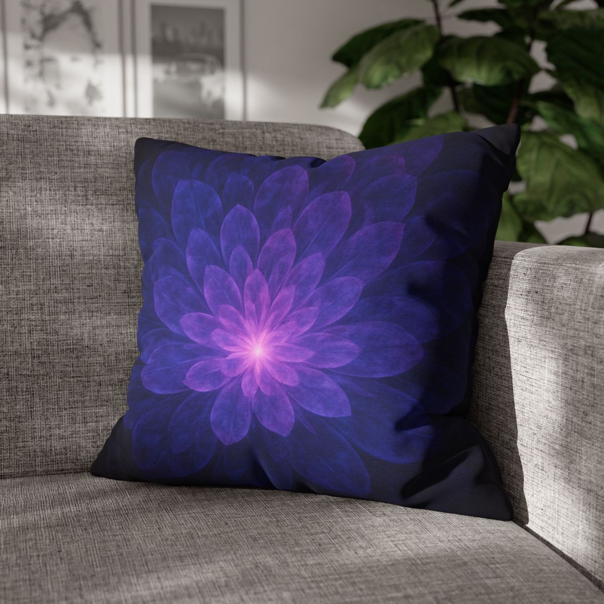 Nebula Petal Radiance stylish decorative pillowcases