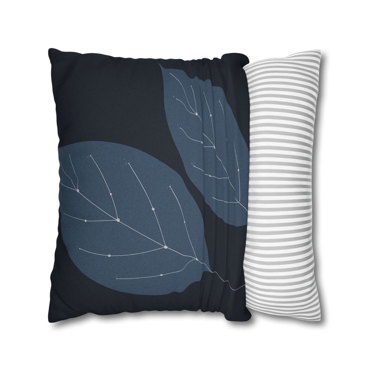 Leaf Vein Constellation Map designer print pillow cases