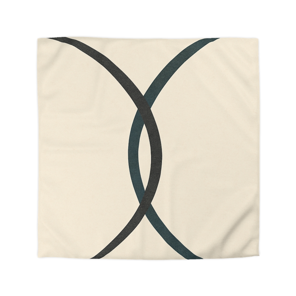 Intersecting Arc Duo Balanced unique patterned duvets