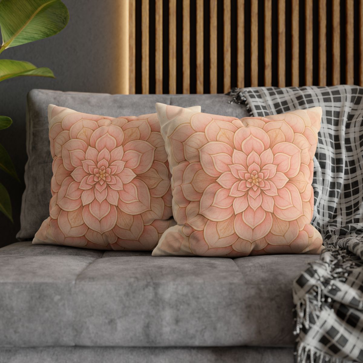 Petal Concentric Chorus designer print pillow cases
