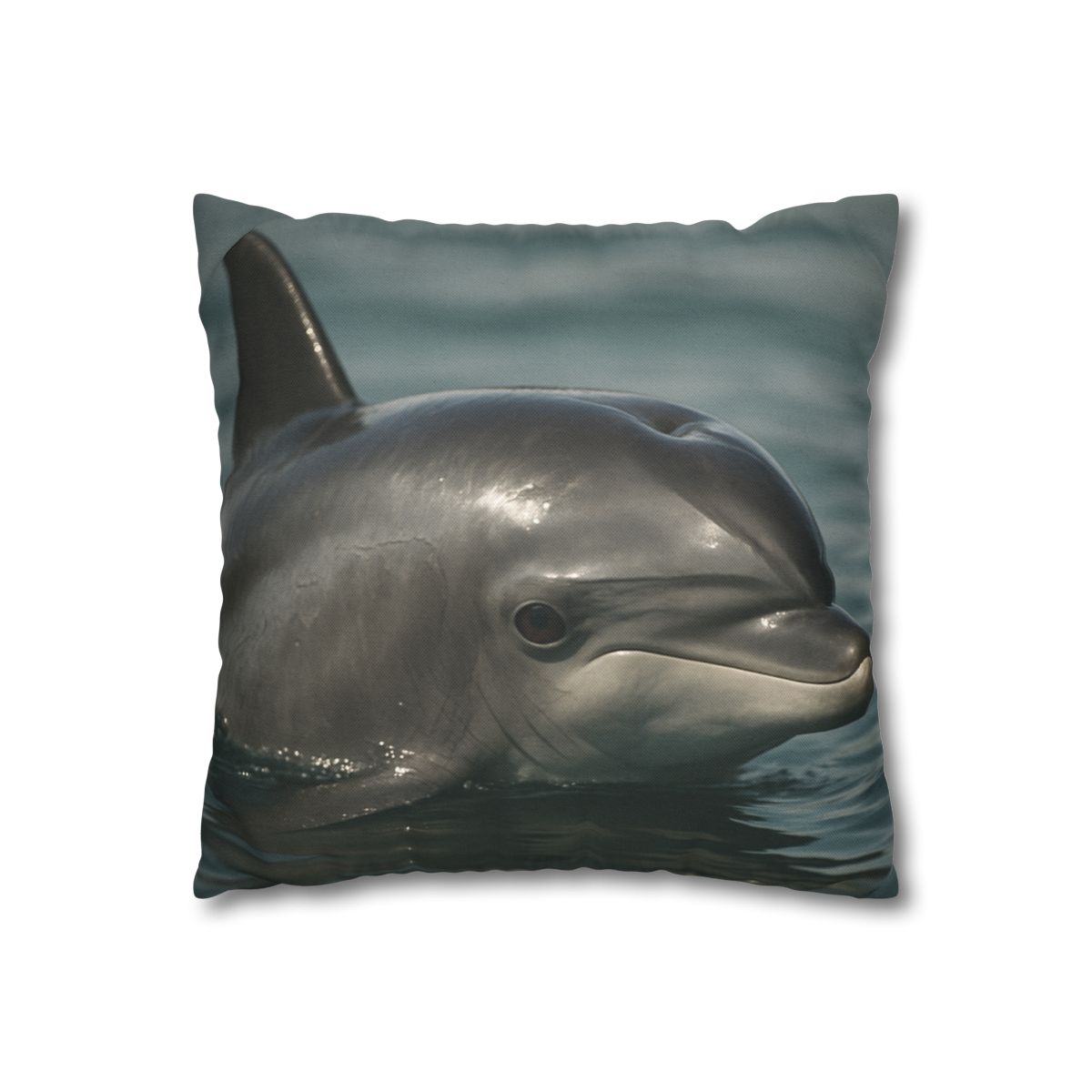 Mirror Calm Bottlenose Dolphin soft cotton pillow cases