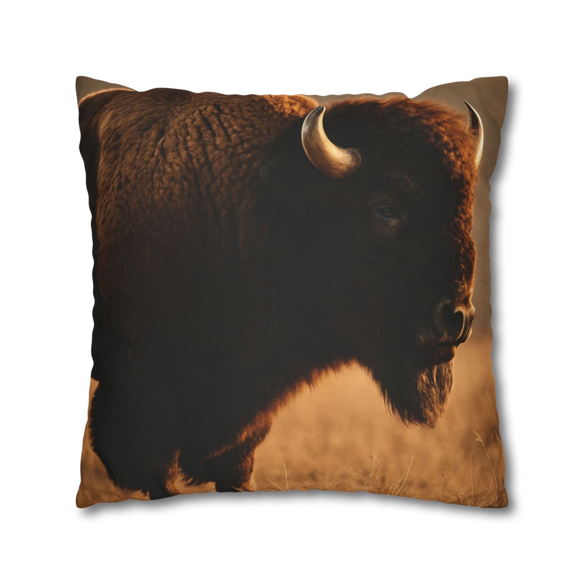 Prairie Thunder Bison soft cotton pillow cases