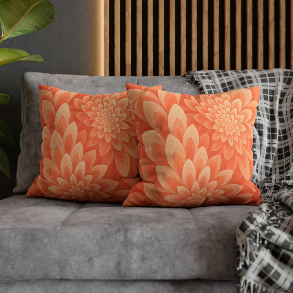 Petal Fractal Cascade trendy patterned pillow cases