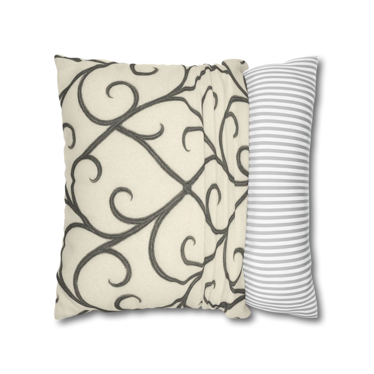 Vine Lattice Outline personalized pillow covers