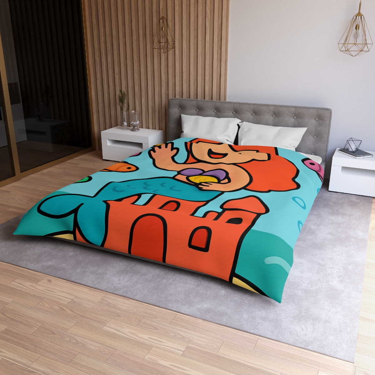 Coral Castle Mermaid trendy bedroom duvets