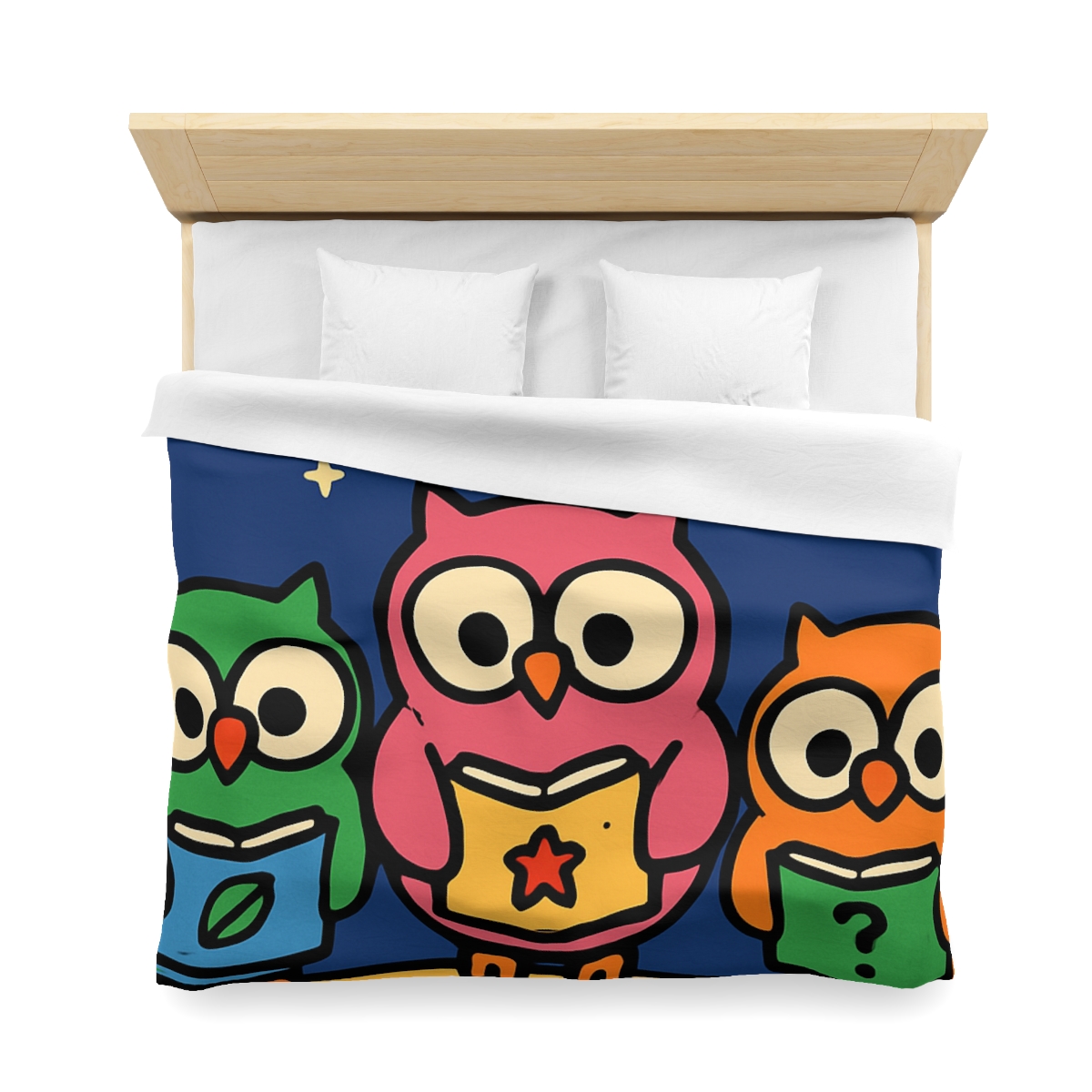 Galaxy Garden Of Curious Owls soft comforter duvets