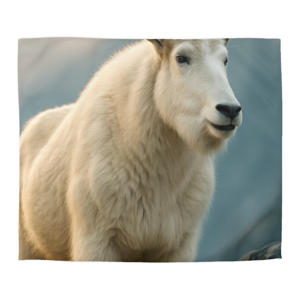 Glacier Watch Mountain Goat unique patterned duvets