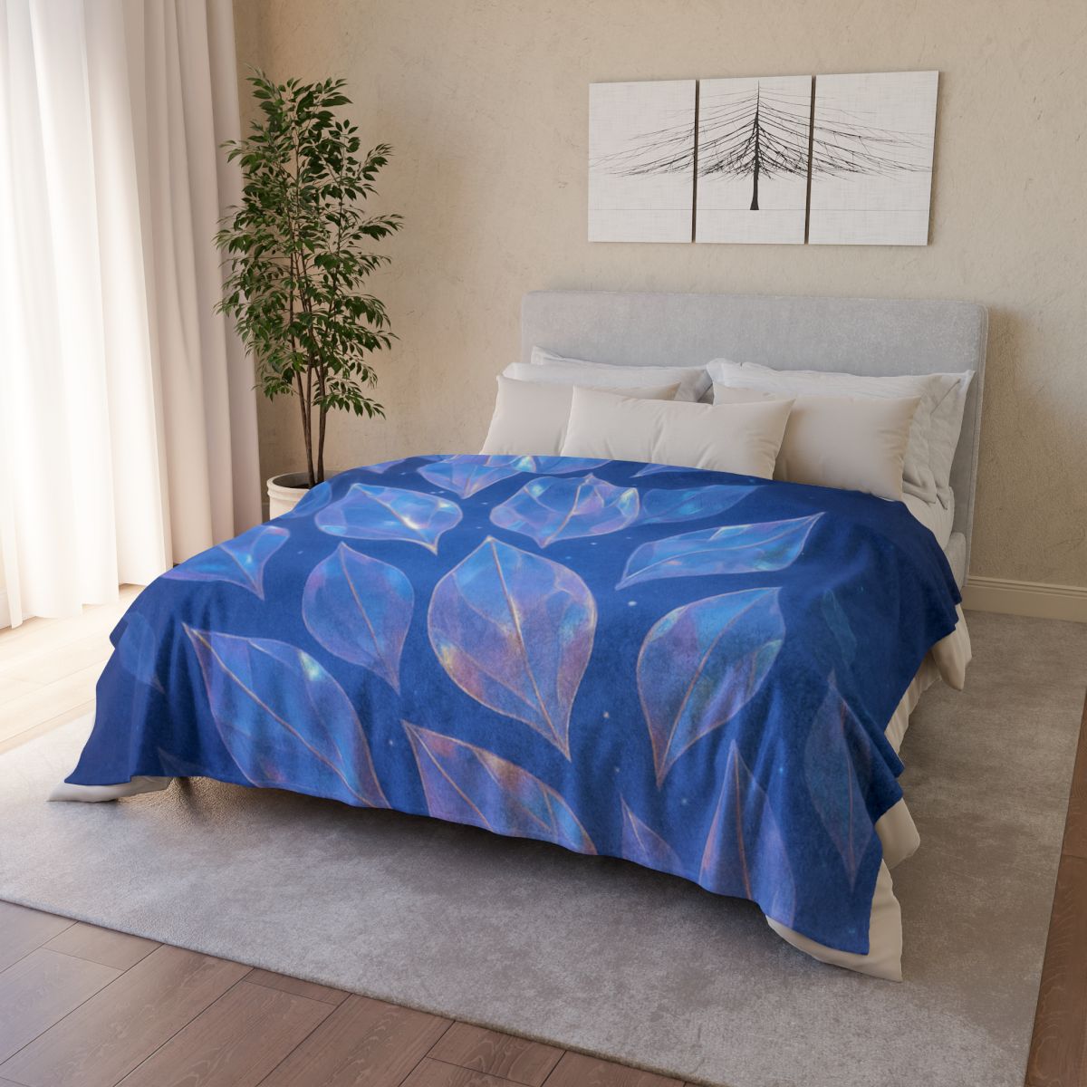 Petal Prism Cascade warm winter blankets