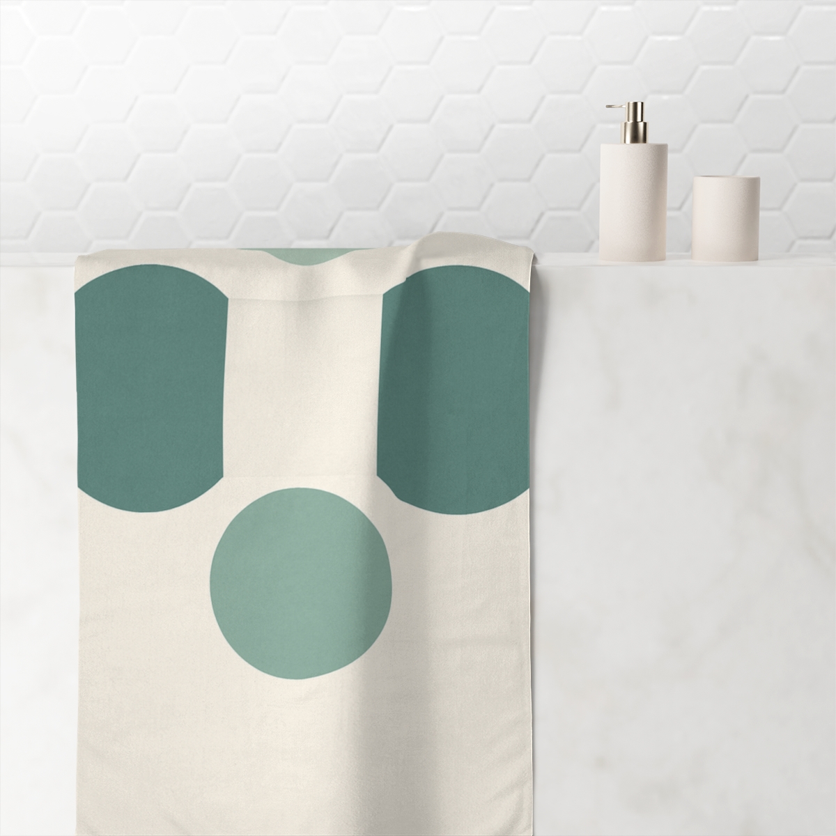 Clustered Three With Open Center soft cotton towels
