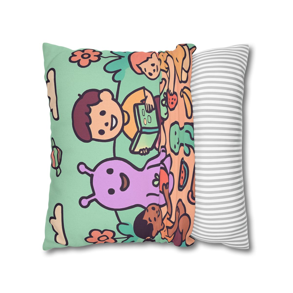 Galactic Garden Picnic stylish decorative pillowcases