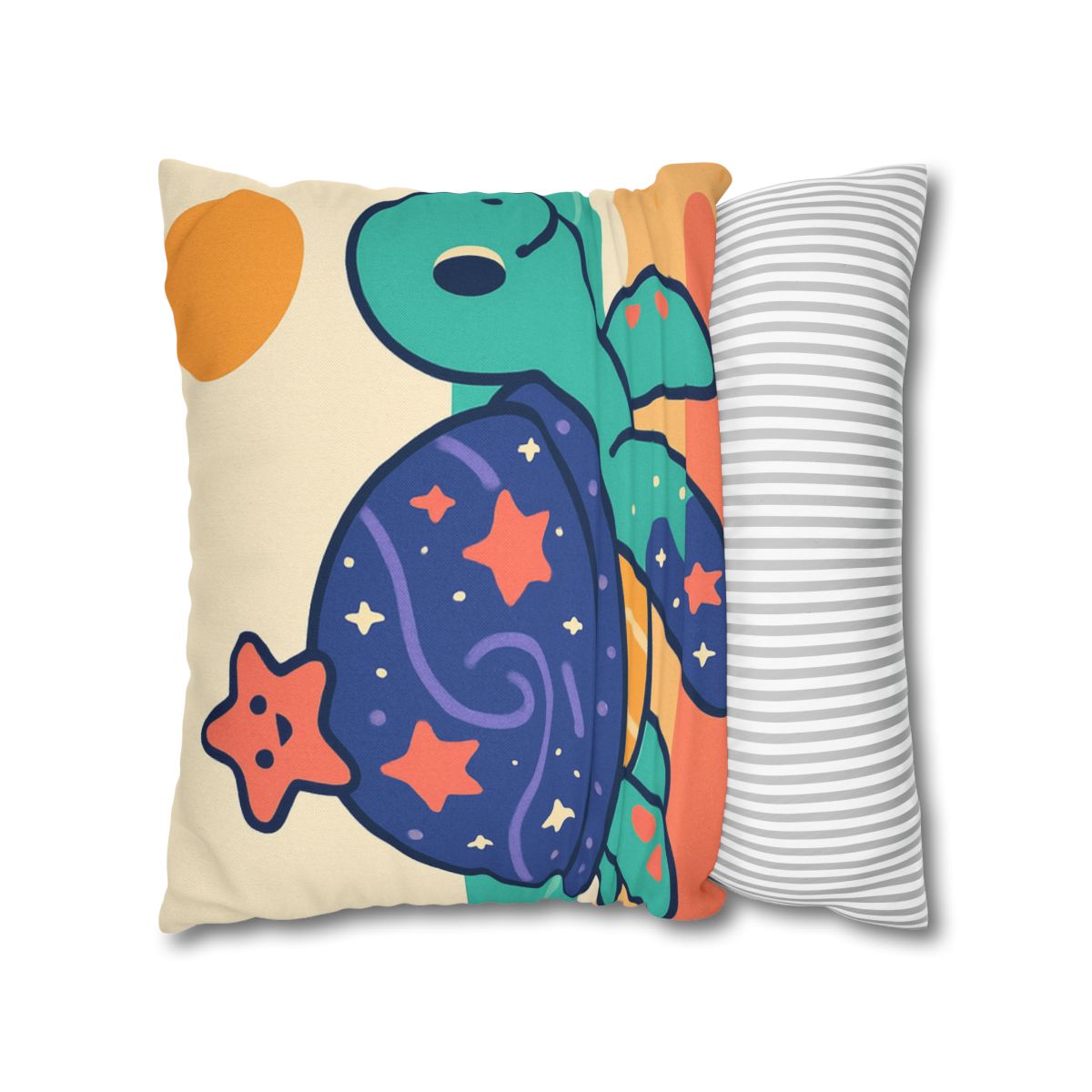 Galactic Seashell Turtle custom pillow cases