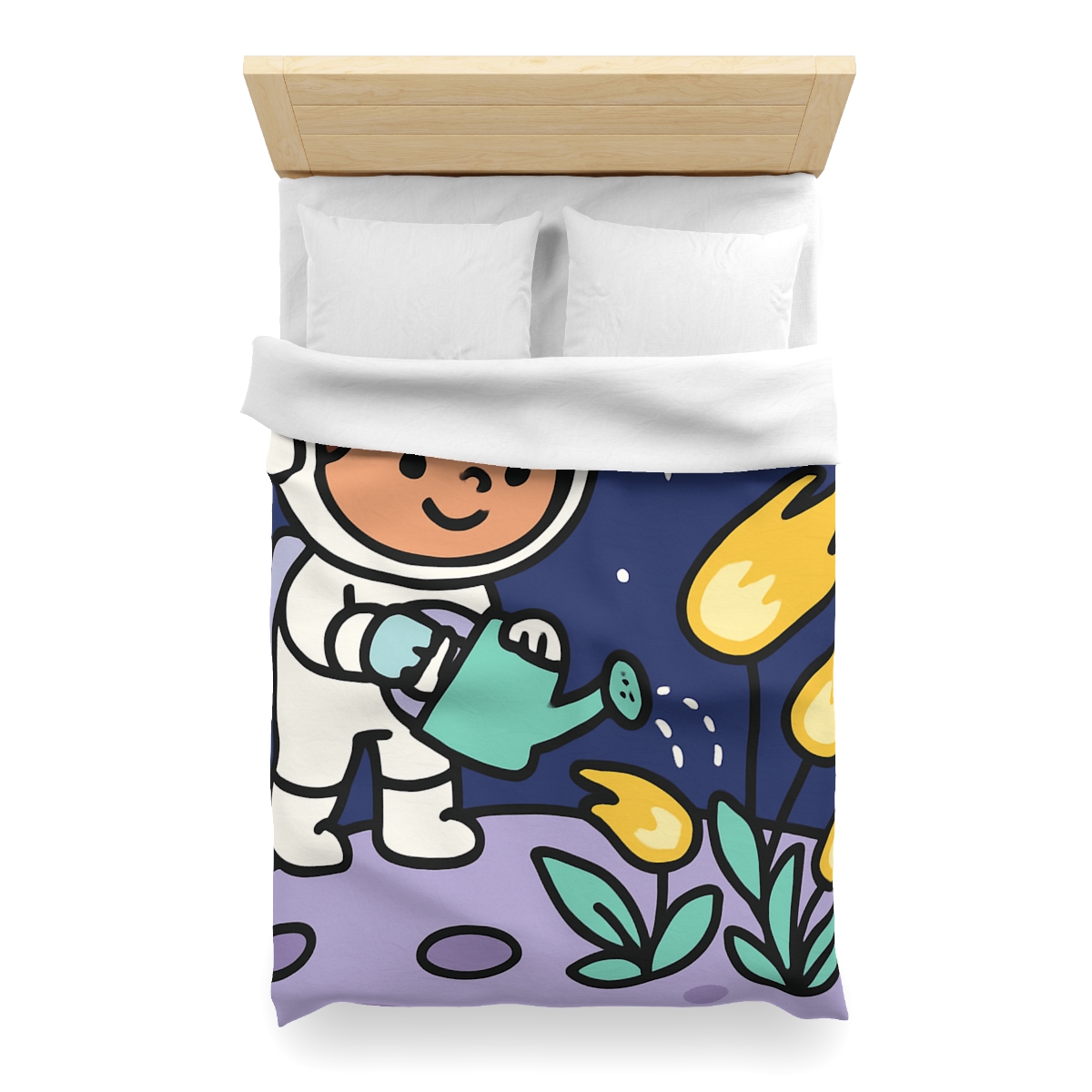 Comet Garden On Moon Meadow trendy bedroom duvets