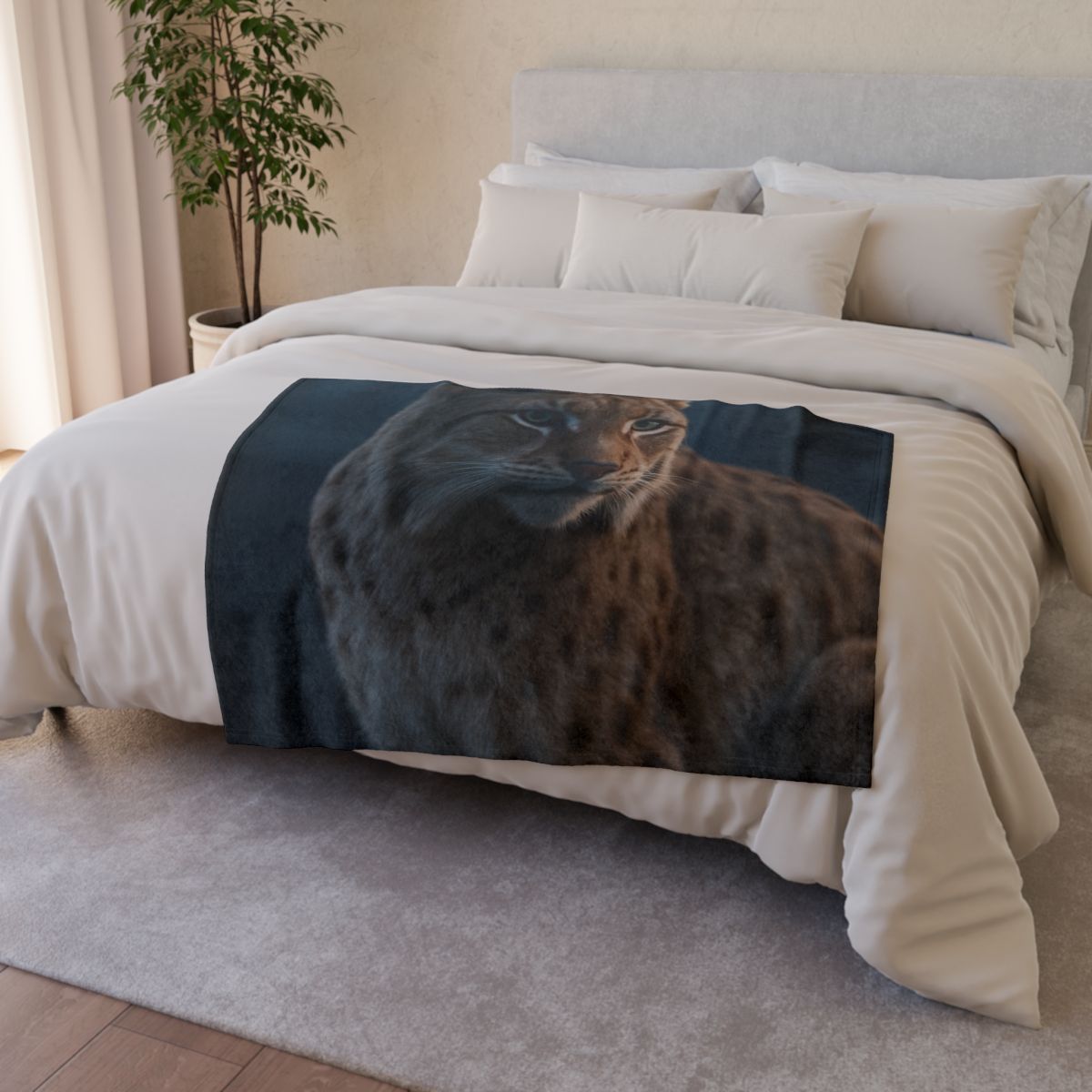 Twilight Prowler Lynx warm winter blankets