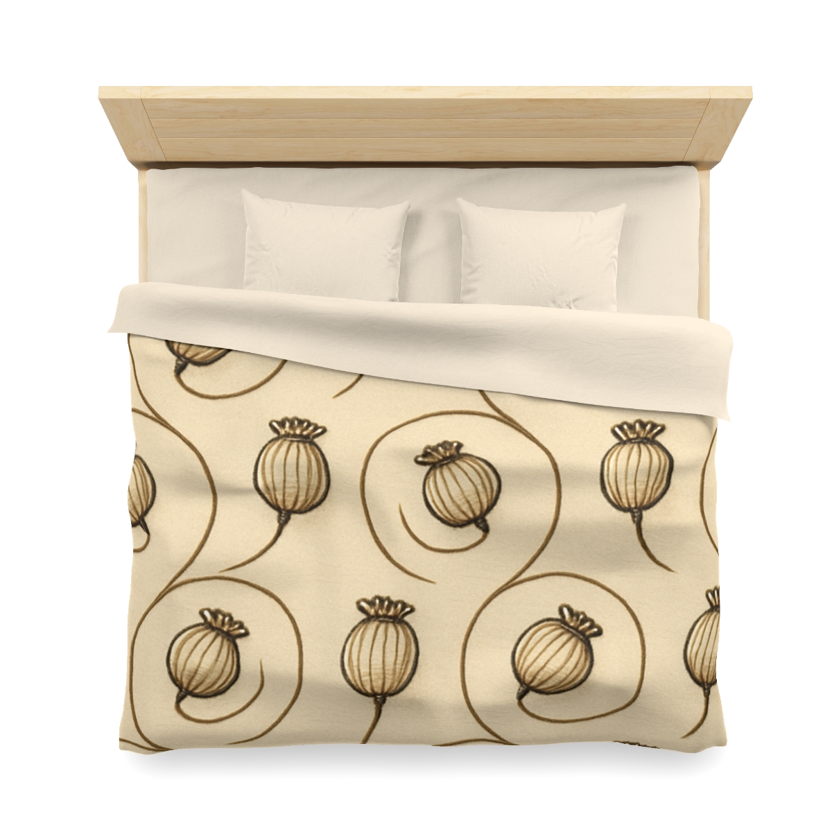 Seed Pod Spiral Ledger unique patterned duvets