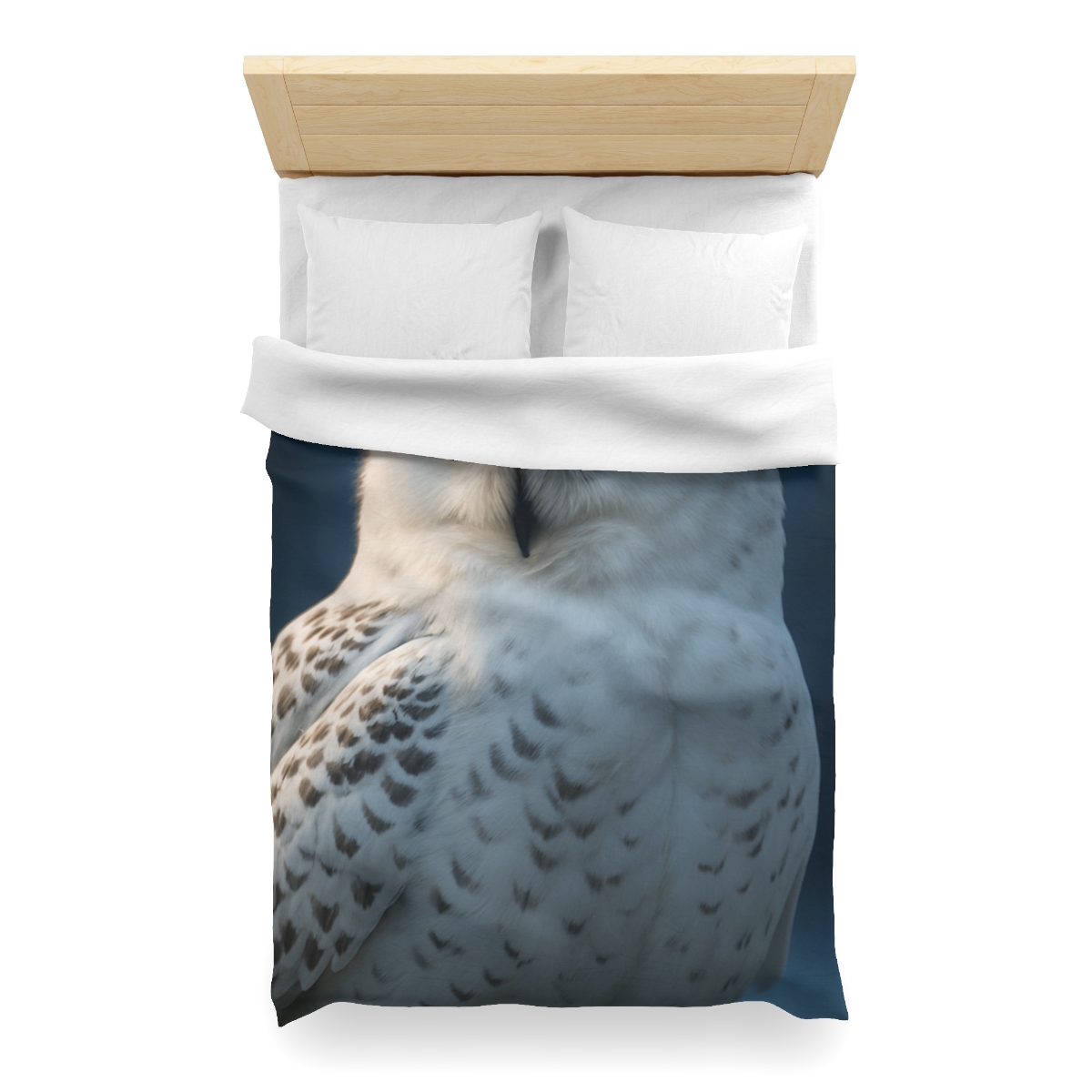 Midnight Watch Snowy Owl personalized bedding duvets