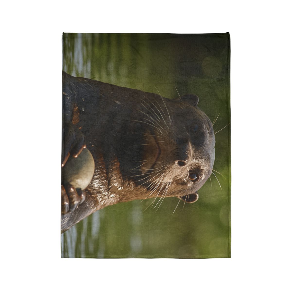River Drift Giant Otter trendy patterned blankets