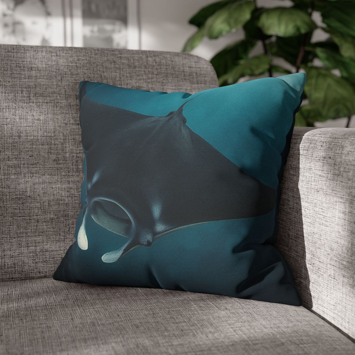 Cosmic Glide Manta Ray unique gift pillow cases