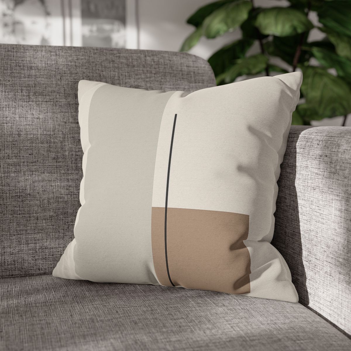 Offset Rectangle Pair With Line custom pillow cases