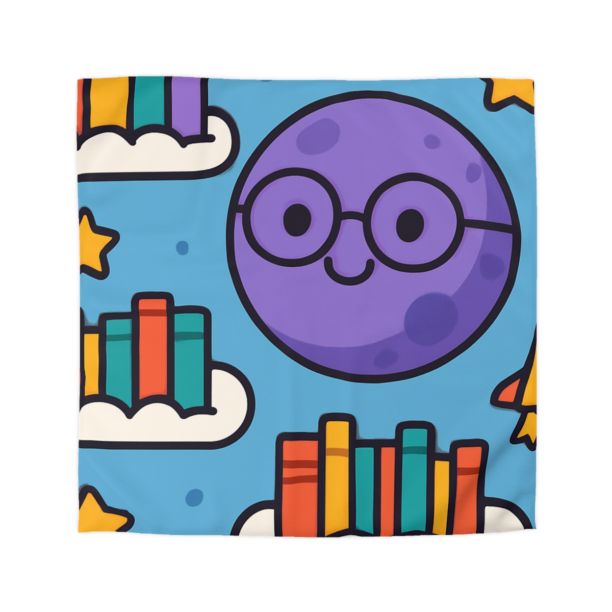 The Cloud Library Of Planet Puff soft comforter duvets