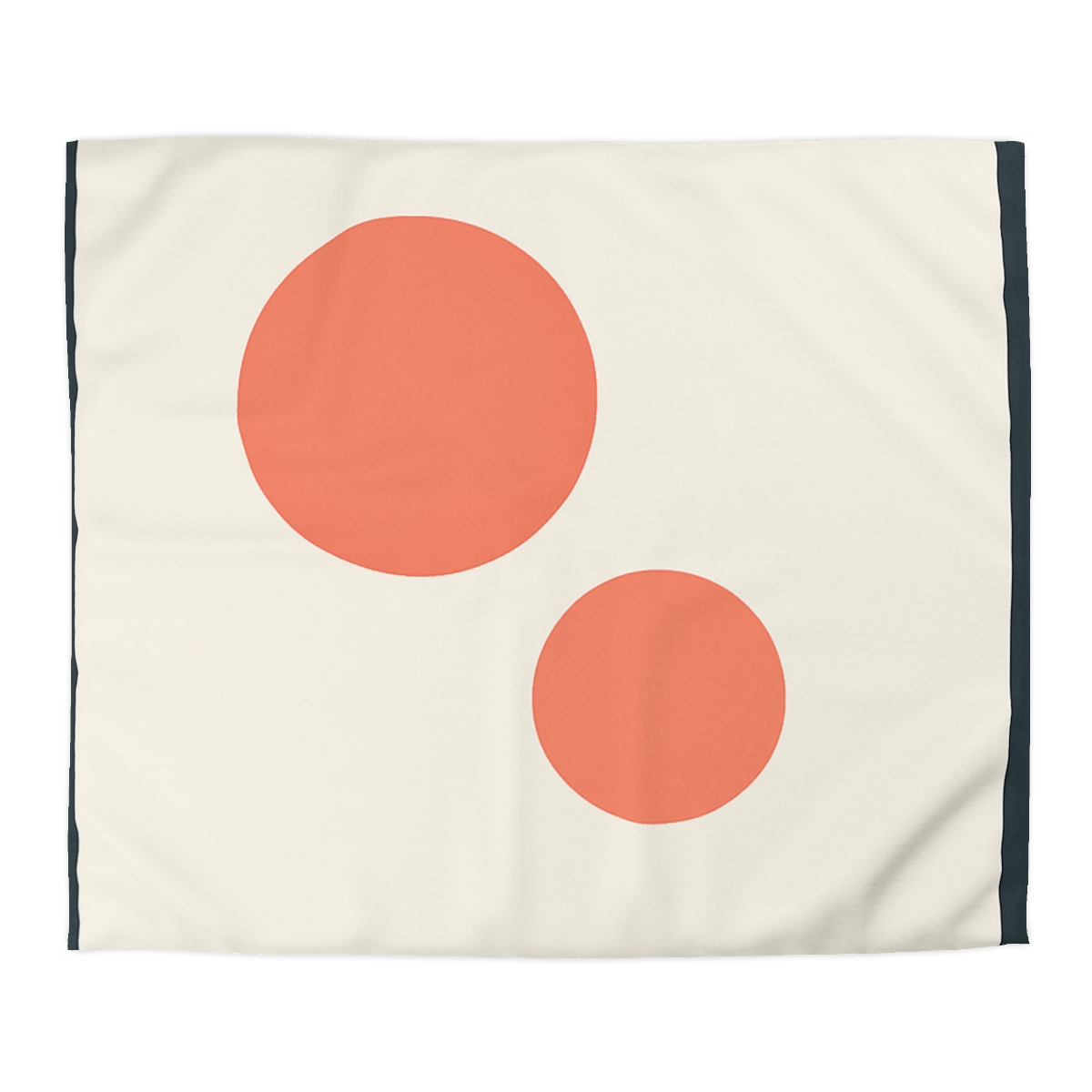 Asymmetric Frame Gap With Two Discs custom duvets