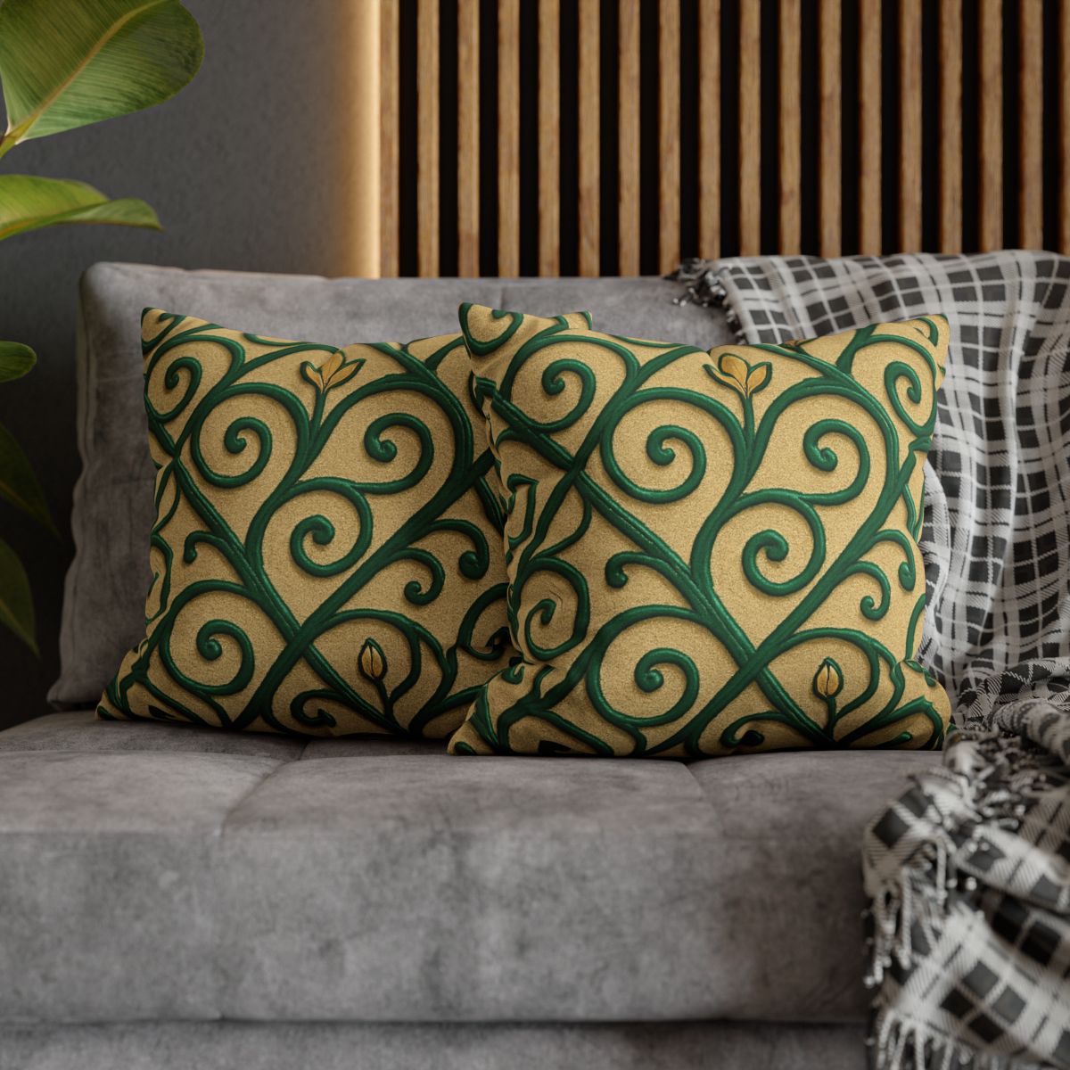 Vine Curl Lattice unique gift pillow cases