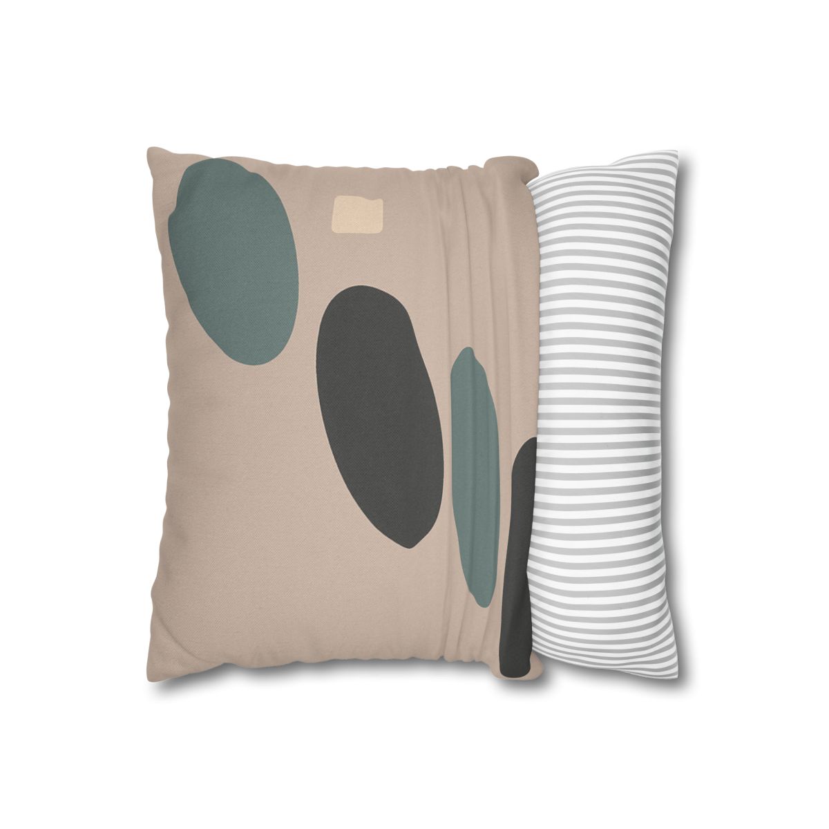 Staggered Ovals With Pause stylish decorative pillowcases