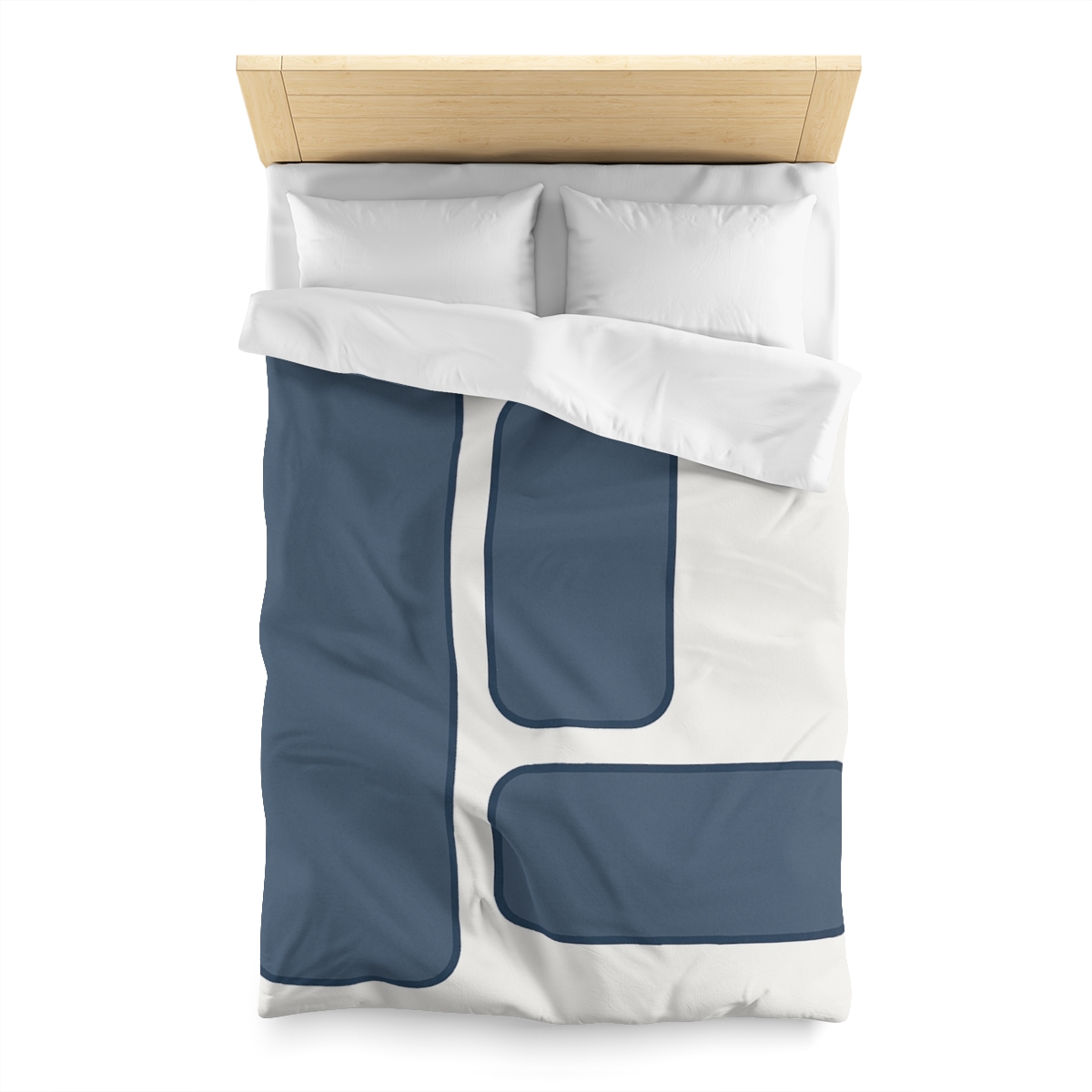 Balanced Triad Of Rounded Rectangles custom duvets