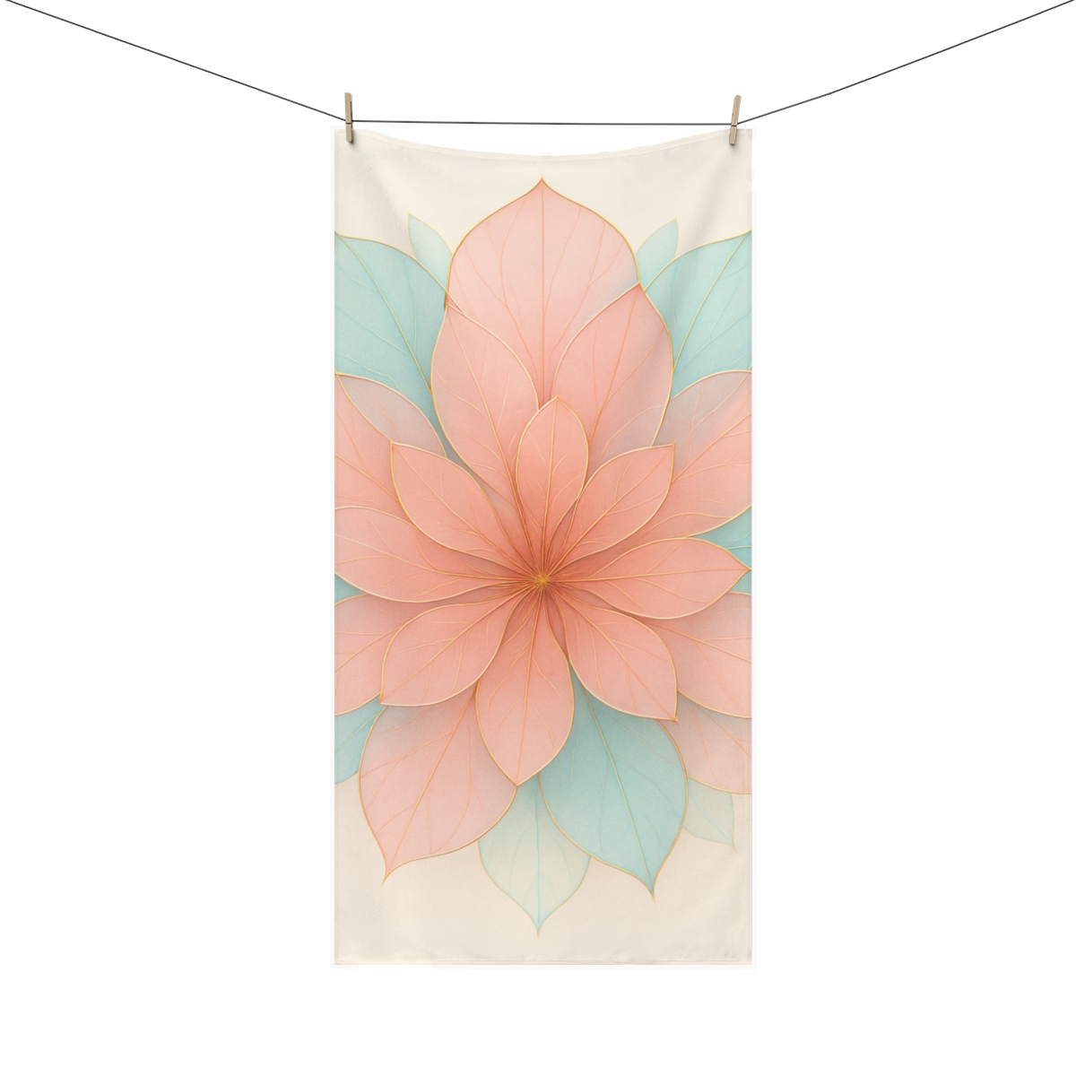 Petal Prism Overlays decorative home towelscustom towels