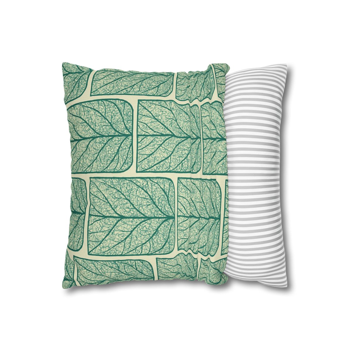 Leaf Vein Lace Grid comfortable bedding pillow covers
