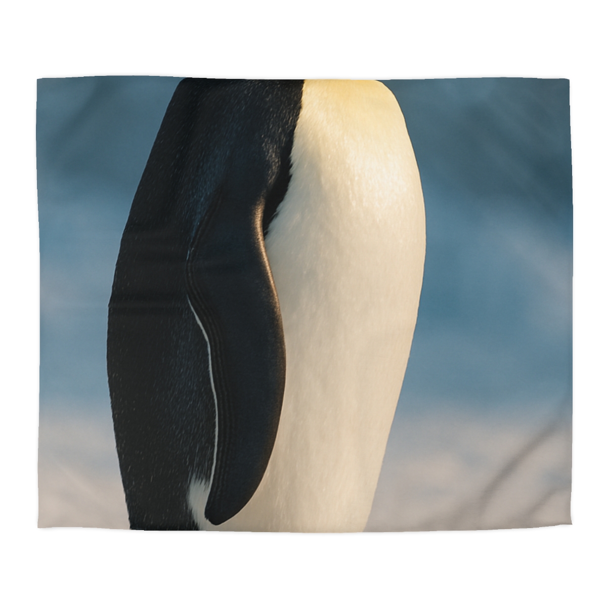 Silver Horizon Emperor Penguin personalized bedding duvets