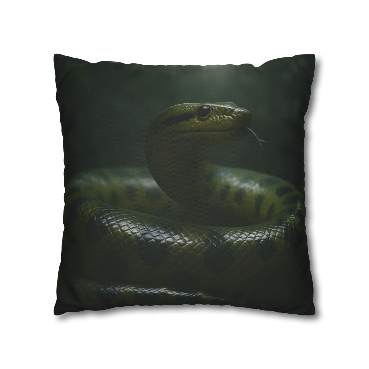 Starlit Coil Green Anaconda comfortable bedding pillow covers