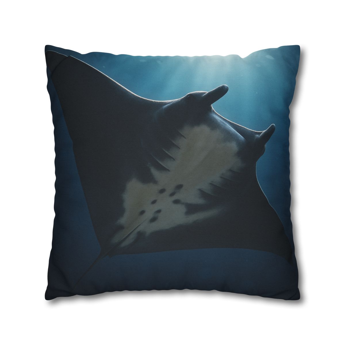 Manta Ray Moon Glide soft cotton pillow cases