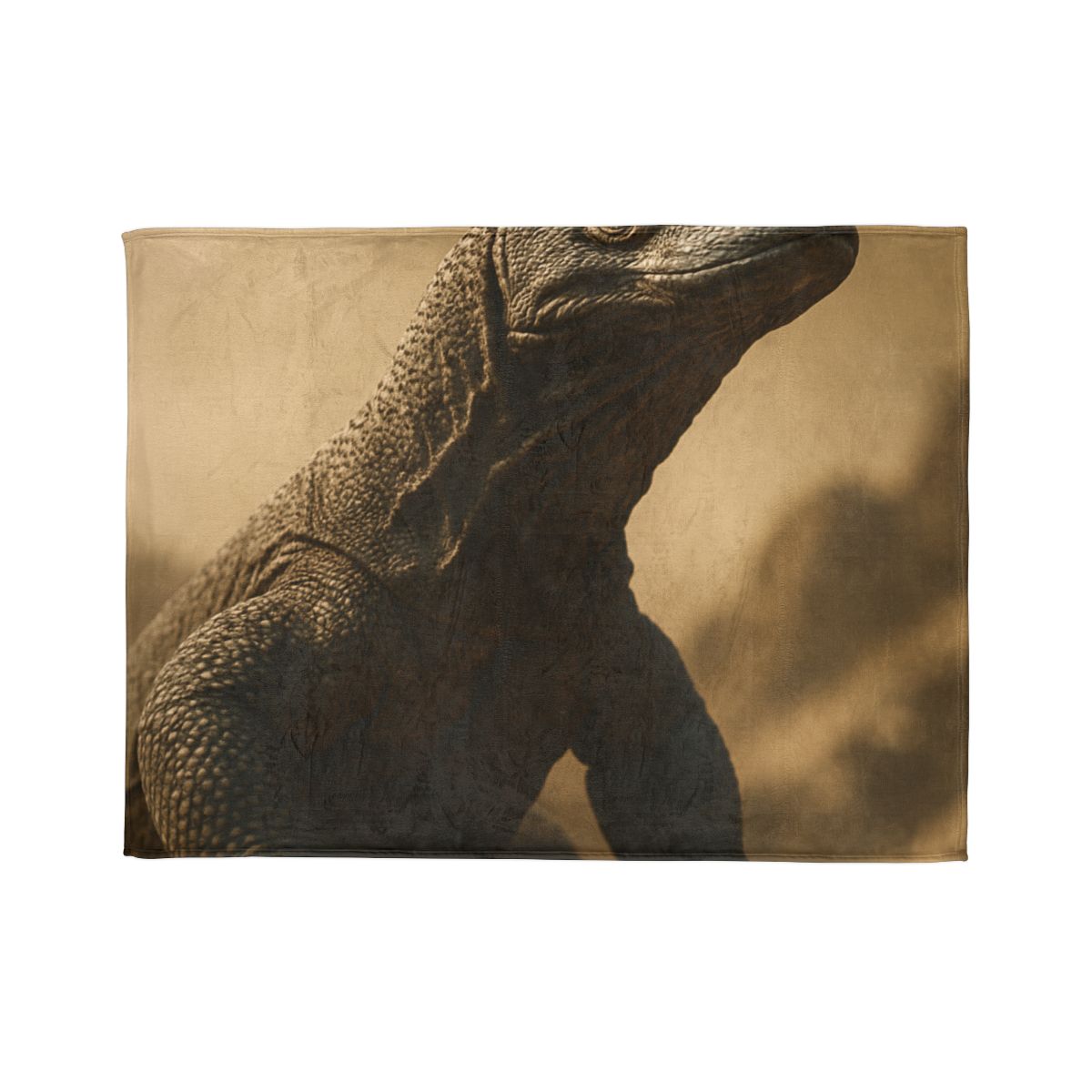 Ancient Sentinel Komodo Dragon designer printed blankets