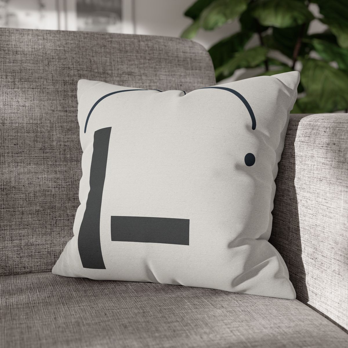 Arc Over Simple Column soft cotton pillow cases