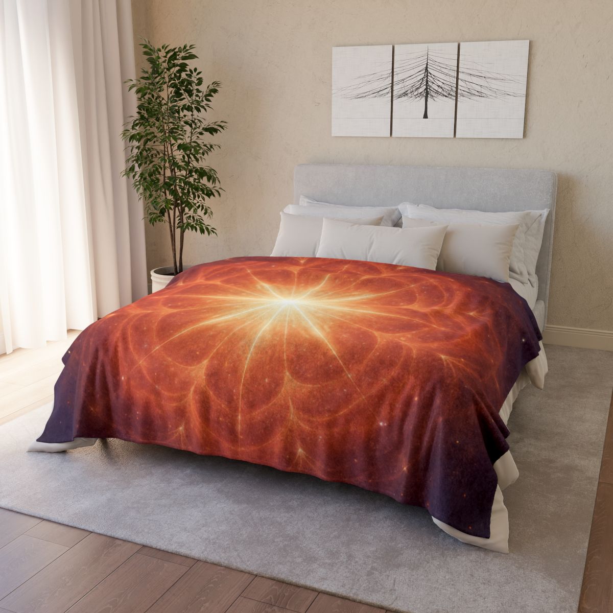 Starburst Petal Crown unique gift blankets