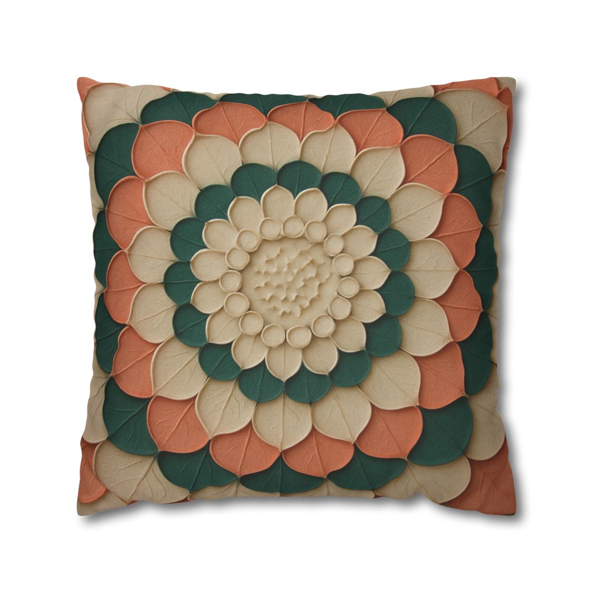 Petal Halo Mosaic designer print pillow cases