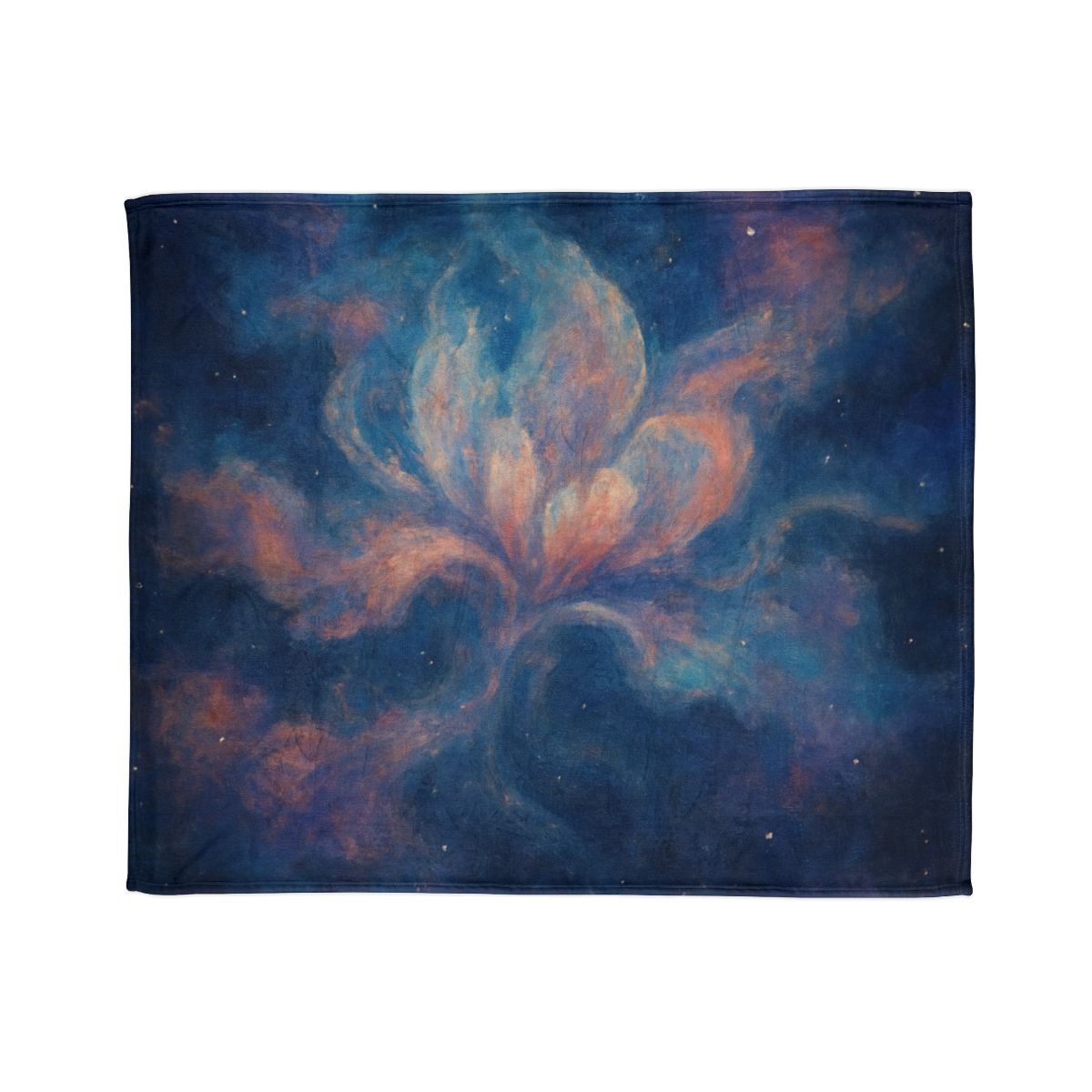 Velvet Plasma Bloom Tapestry soft fleece blankets