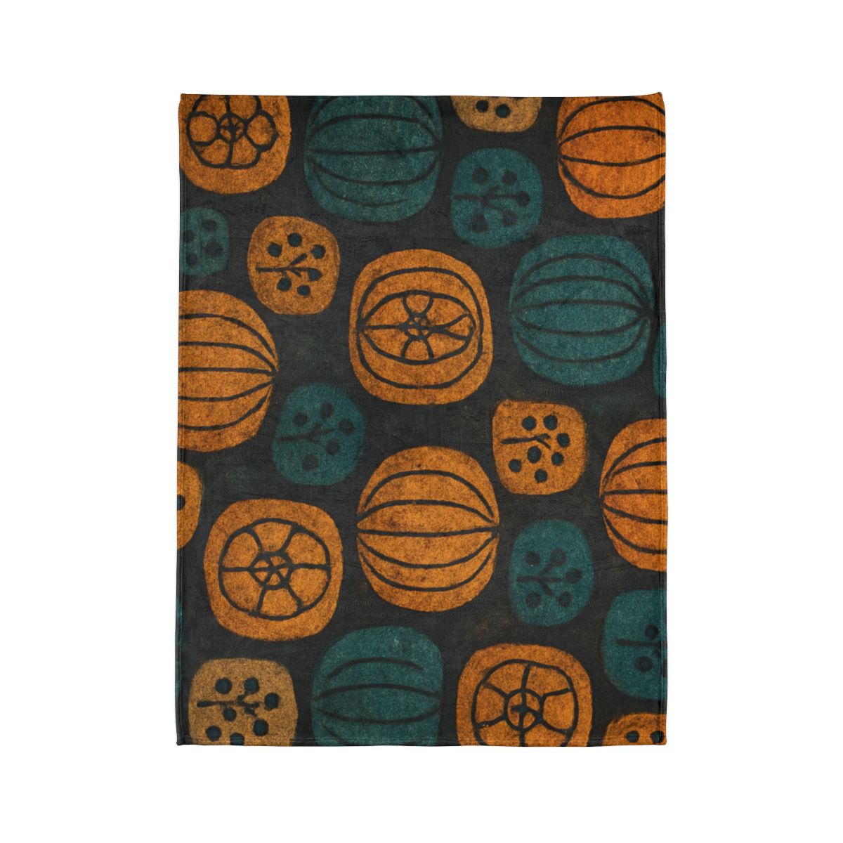 Seed Pod Mosaic soft fleece blankets