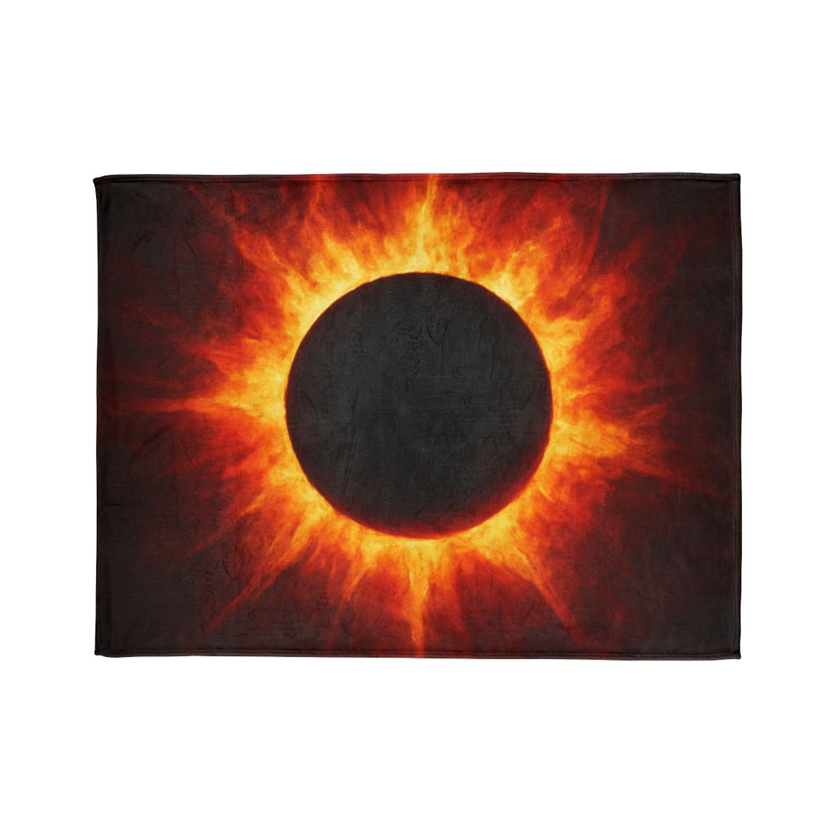 Eclipsed Ember Bloom trendy patterned blankets