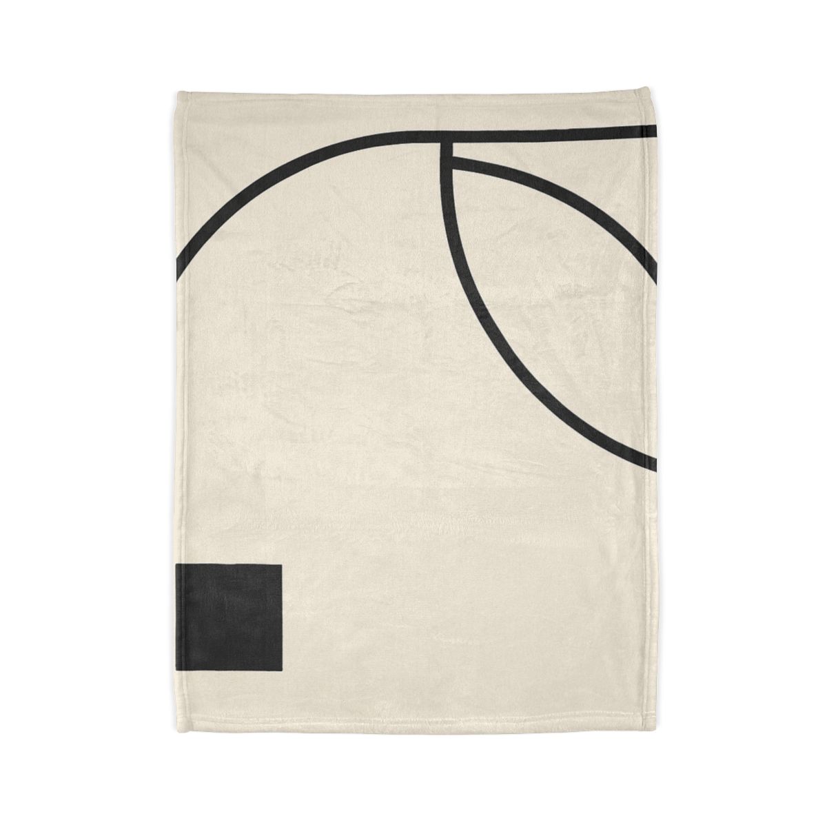 Corner Arc Pause soft fleece blankets