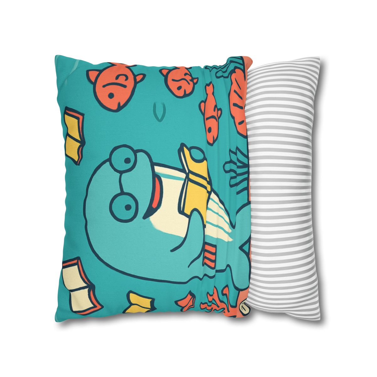 Coral Library Cruise comfortable bedding pillow covers